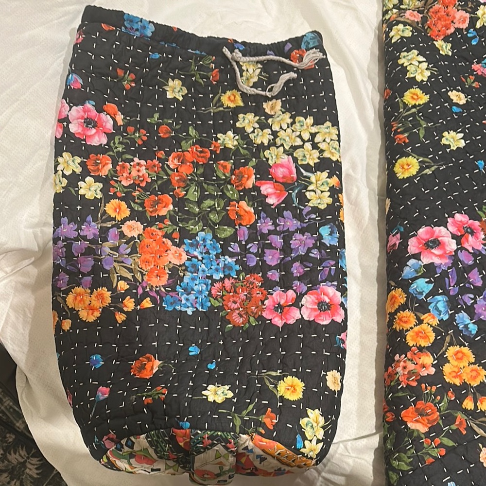 Johnny Was Multicolor Floral Quilt - Picture 3 of 12